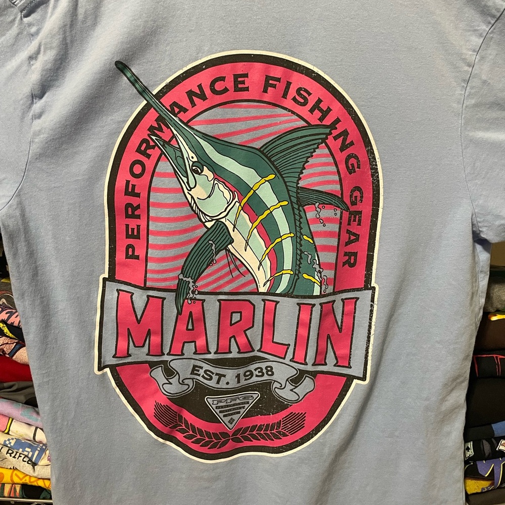 Columbia Marlin Men's Light Blue T-Shirt